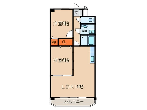 Ｍ．Ｉサンコートの物件間取画像